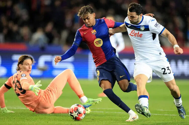 Barcelona deja escapar la cima de la Champions ante Atalanta