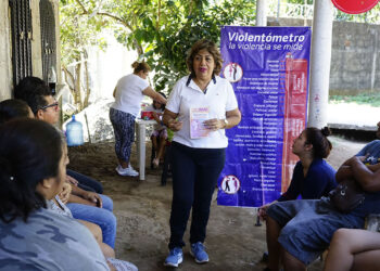 Realizan Brigada Naranja: Únete, en la colonia Valle Hermoso