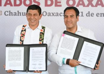 Eduardo Ramírez y Salomón Jara unen fuerzas por la paz y la seguridad de Chiapas y Oaxaca