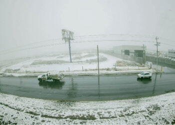 Guardia Nacional aplica operativo carretero ante nevadas en Coahuila