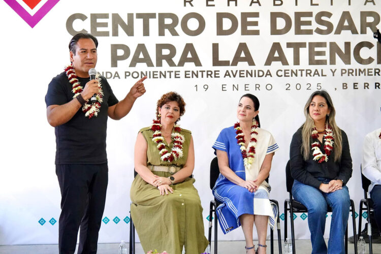 Asiste Eduardo Ramírez a inicio de la rehabilitación del Centro de Desarrollo Integral para la Atención Inmediata de Berriozábal