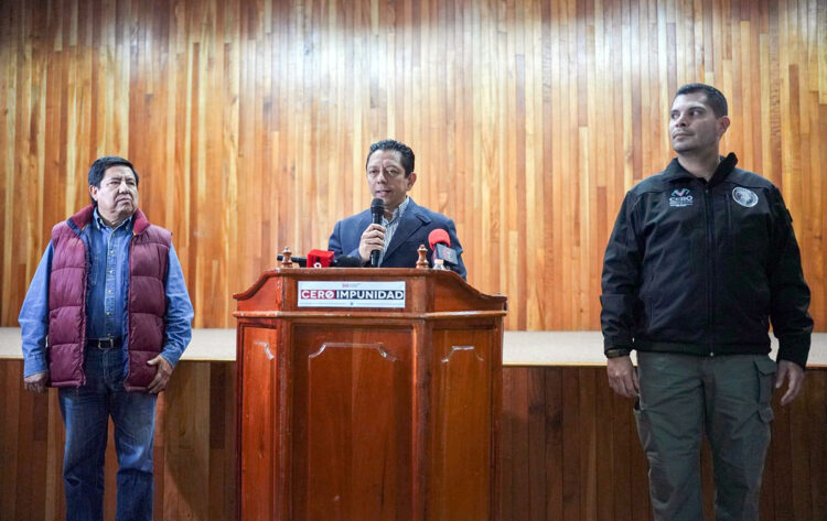 Informe de avances en materia de seguridad para la pacificación de Chiapas