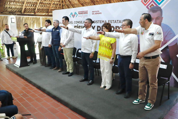 Titular del Indeporte firma instalación del consejo del sistema estatal de cultura física y deporte