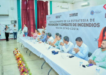 Protección Civil coordina acciones interinstitucionales y de capacitación para prevenir y combatir incendios