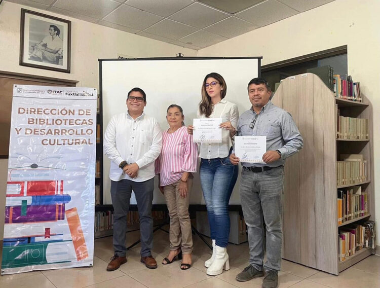 Imparte Poder Judicial taller a red de bibliotecas públicas municipales de Tuxtla