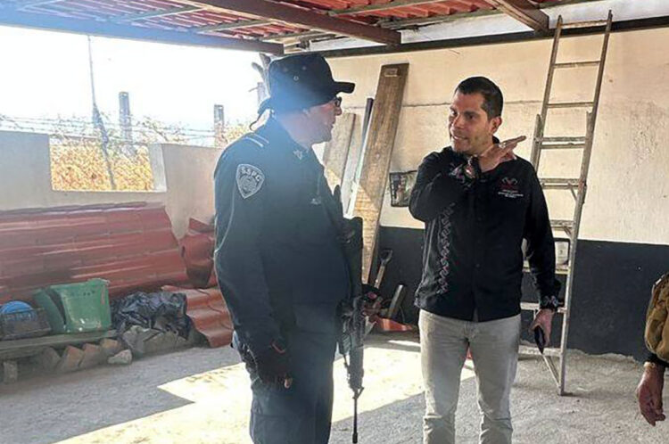 Secretario de Seguridad del Pueblo realiza recorridos de seguridad en Berriozábal