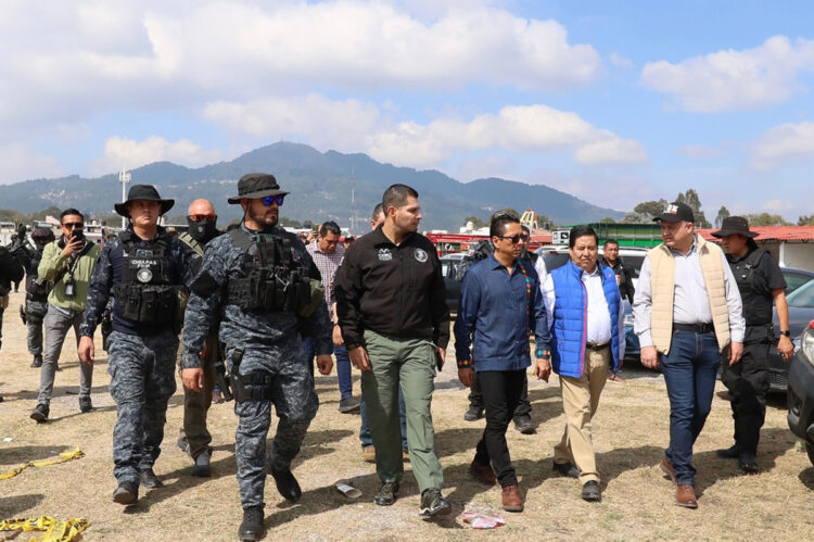 SSP y FGE continúan operativos para combatir la delincuencia en San Cristóbal de Las Casas