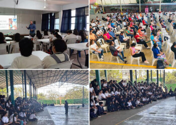 Fiscalía de Adolescentes capacita al alumnado, madres y padres de familia de escuelas secundarias