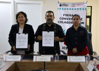 Icheja y Coneculta firman convenio de colaboración en favor de jóvenes y adultos