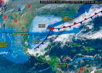 Frente Frío No. 28 ocasionará chubascos y lluvias fuertes en Chiapas