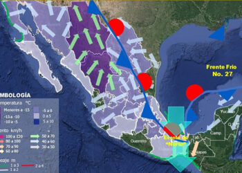 PC Chiapas mantiene medidas de prevención Ante la llegada del frente frío número 27