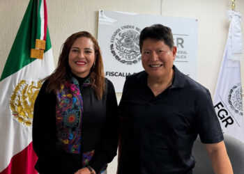 Se reúne Fabiola Ricci con el nuevo Fiscal Federal en Chiapas