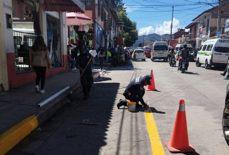 Tránsito Municipal de SCLC realiza acciones para mejorar la circulación y seguridad vial