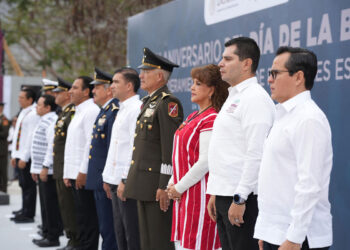SSP participa en conmemoración del CCIV aniversario del Día de la Bandera