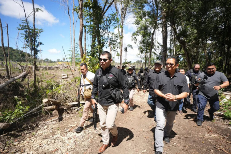 Blindan con autoridades estatales de seguridad la Selva de Chiapas