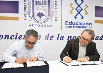 Suscriben convenio de colaboración UNACH y el Archivo General del Estado