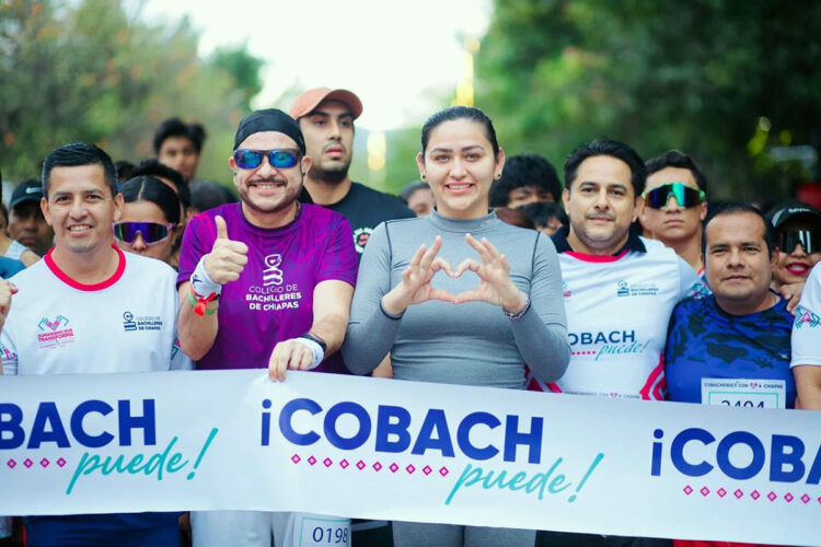 Todo un éxito la carrera ‘Cobachenses Con Amor a Chiapas’