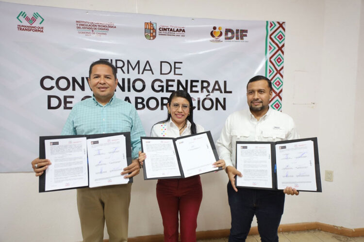 Icatech firma Convenio de Colaboración con el Ayuntamiento de Cintalapa