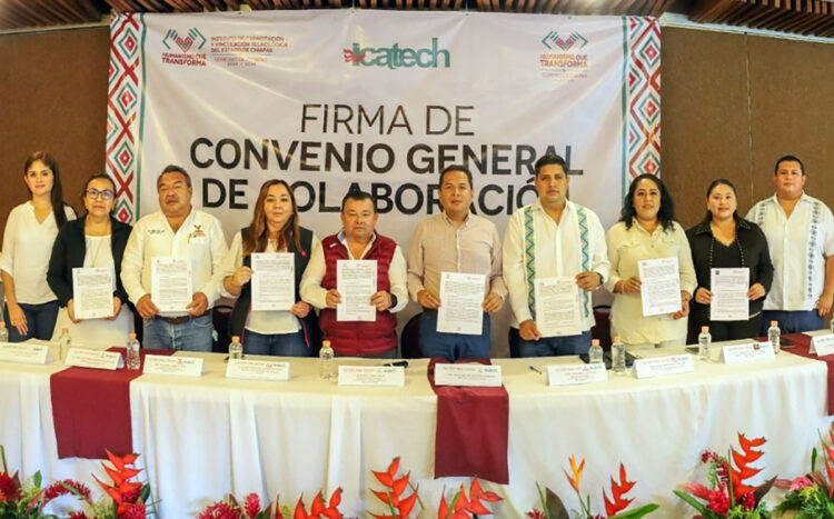 Icatech signa convenio con municipios de la región Maya