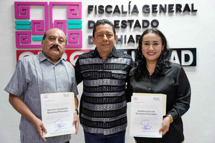 Jorge Llaven nombra nuevos mandos en la Dirección General de Servicios Periciales