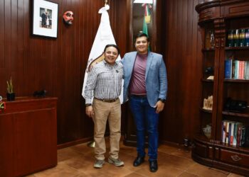 Recibe Moreno Guillén al alcalde de Villacorzo