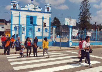 Inicia Programa de Señalización de Espacios Peatonales en San Cristóbal