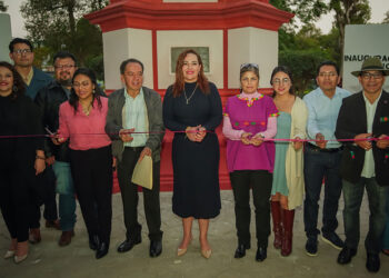 Inaugura Fabiola Ricci la restauración del monumento a Fray Bartolomé de Las Casas