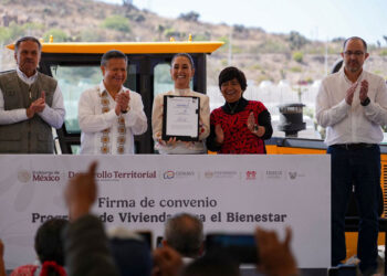 Claudia Sheinbaum da inicio a la construcción de 31 mil 500 viviendas del Programa de Vivienda para el Bienestar