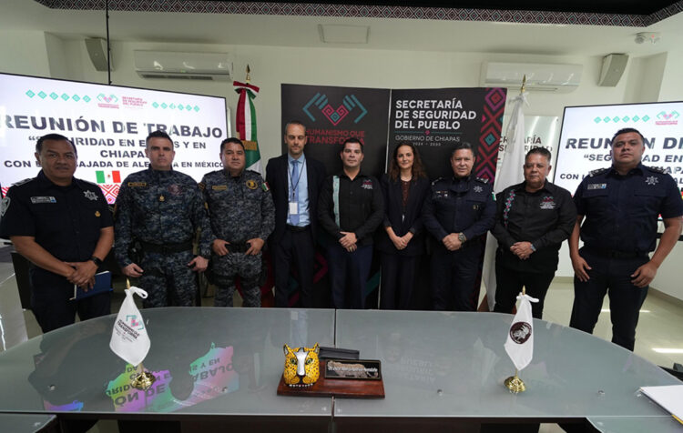 Aparicio Avendaño se reúne con el consejero de Seguridad de la Embajada de Alemania