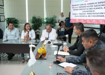 SSP se reúne con representantes de la Conatram para reforzar estrategias de seguridad