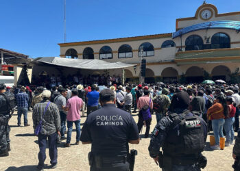 Paz y seguridad en la toma de protesta del presidente electo de Oxchuc