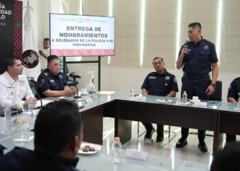 SSP entregó nombramientos a delegados de Policía Vial Preventiva