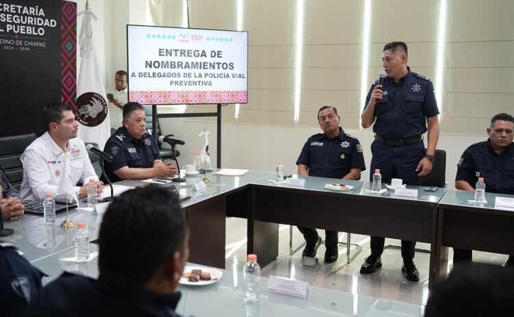 SSP entregó nombramientos a delegados de Policía Vial Preventiva