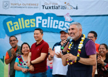 Continuamos construyendo Calles Felices; ahora en la Francisco I Madero: Ángel Torres