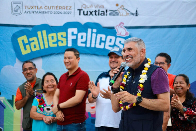 Continuamos construyendo Calles Felices; ahora en la Francisco I Madero: Ángel Torres