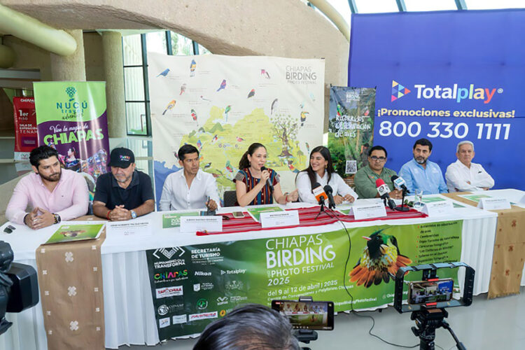 Presentan la 6ª edición del Chiapas Birding and Photo Festival 2025