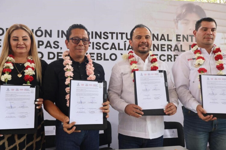 Firman convenio para garantizar seguridad de la comunidad educativa del Cobach