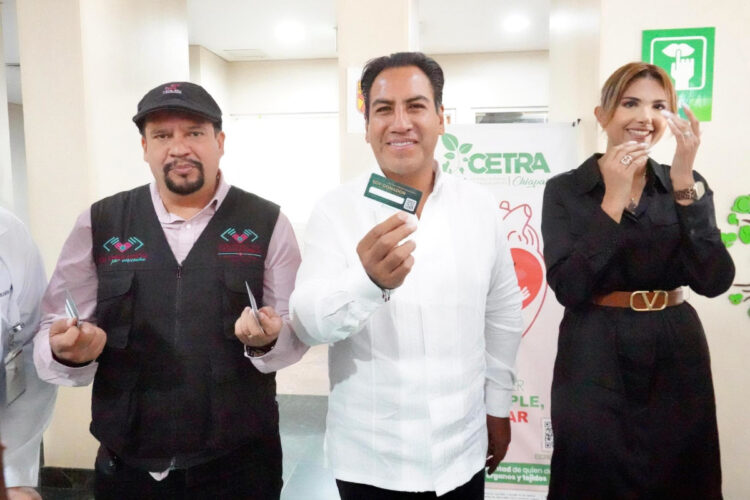 Eduardo Ramírez destaca importancia de fortalecer la cultura de la donación de órganos en Chiapas