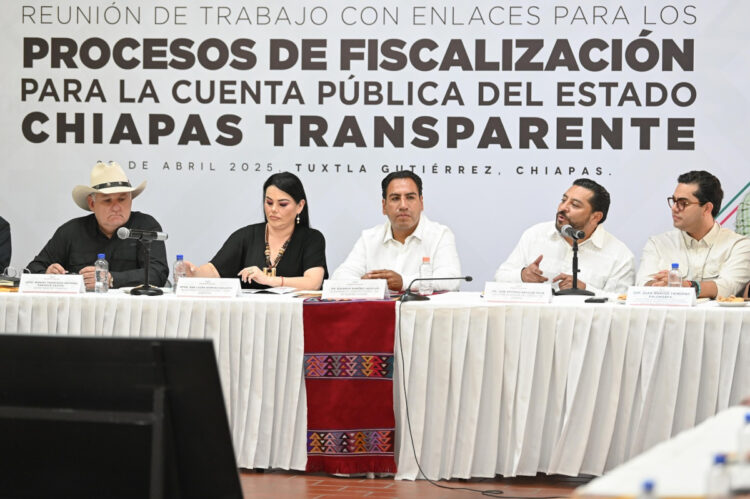 Eduardo Ramírez encabeza reunión con enlaces para procesos de fiscalización de la cuenta pública