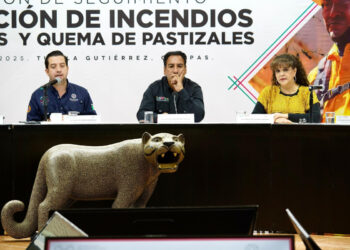 ERA refuerza estrategia interinstitucional contra incendios forestales en Chiapas