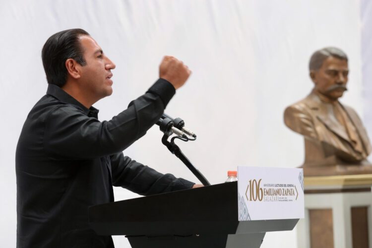 Eduardo Ramírez destaca que el legado de Emiliano Zapata sigue vigente e inspira a la Nueva ERA
