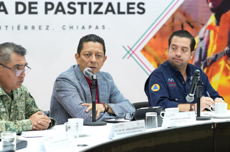 Reafirma Jorge Llaven compromiso con tareas de prevención y combate a incendios