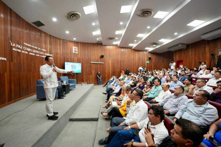 Jorge Llaven presenta ‘La paz como derecho Humano’ en la 1ª Feria del Libro del PJE