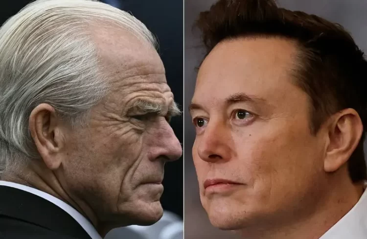Musk se enfrenta al asesor comercial de Trump: “Es más tonto que un saco de ladrillos”