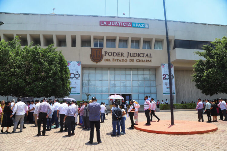 Participa PJE en el Primer Simulacro Nacional 2025