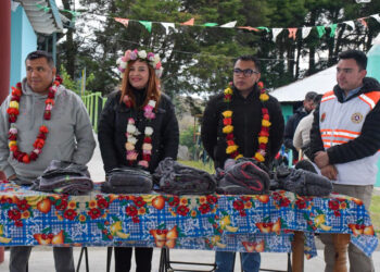 Visita Fabiola Ricci comunidad de Guadalupe Shuncalá