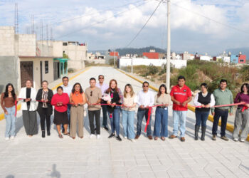 Inaugura Fabiola Ricci la Prolongación Trapichito en el barrio de San Ramón