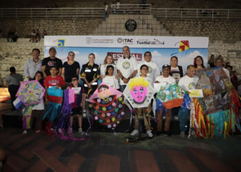 Concluye con gran éxito el Festival ¡Qué Viva el Papalote! en Tuxtla