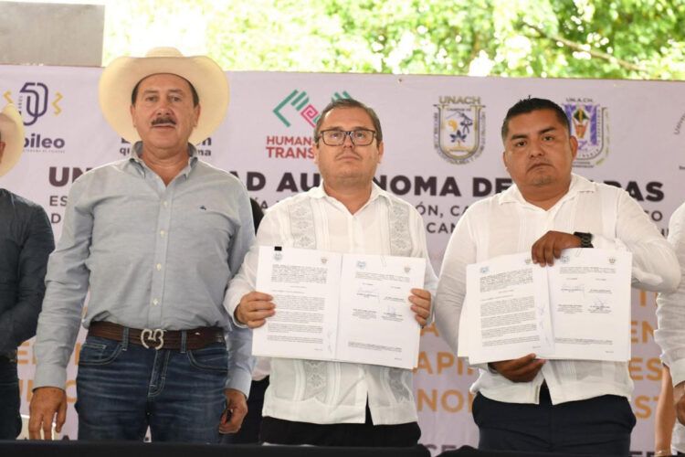 Suscribe UNACH convenio general de colaboración con 11 municipios de la ZN