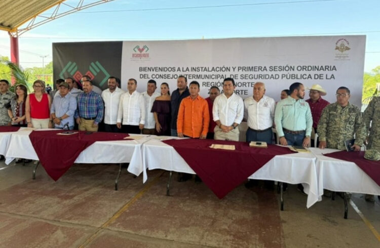 Asiste titular del CECCC a instalación de Consejo Intermunicipal de Seguridad Pública en la región Norte